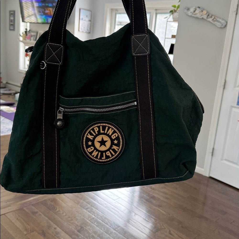 Kipling Dark Green Duffel Bag - Picture 7 of 8